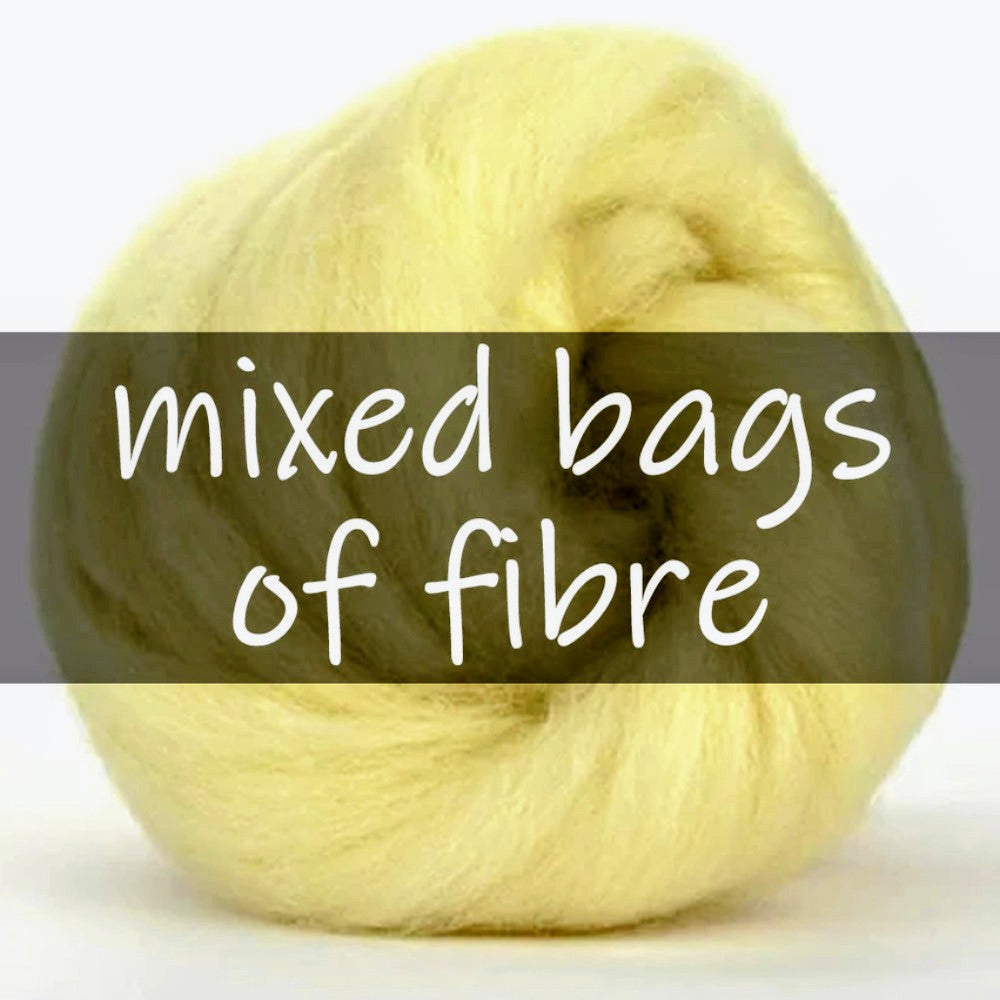 Mixed fibre bags for spinning