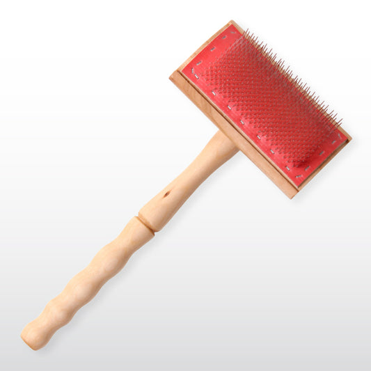 flick carder for sheep fleece locks