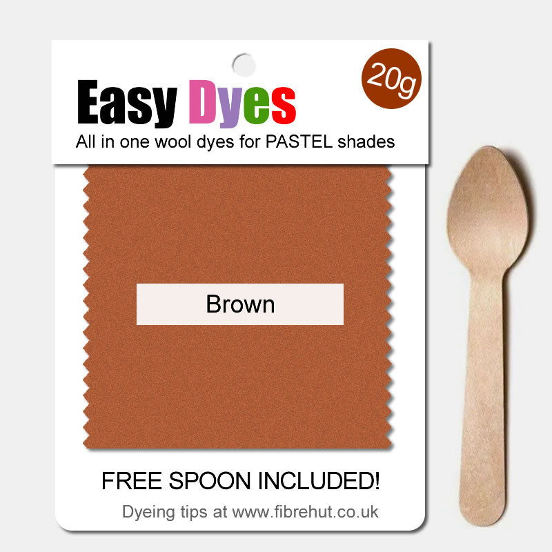 brown easy wool dye