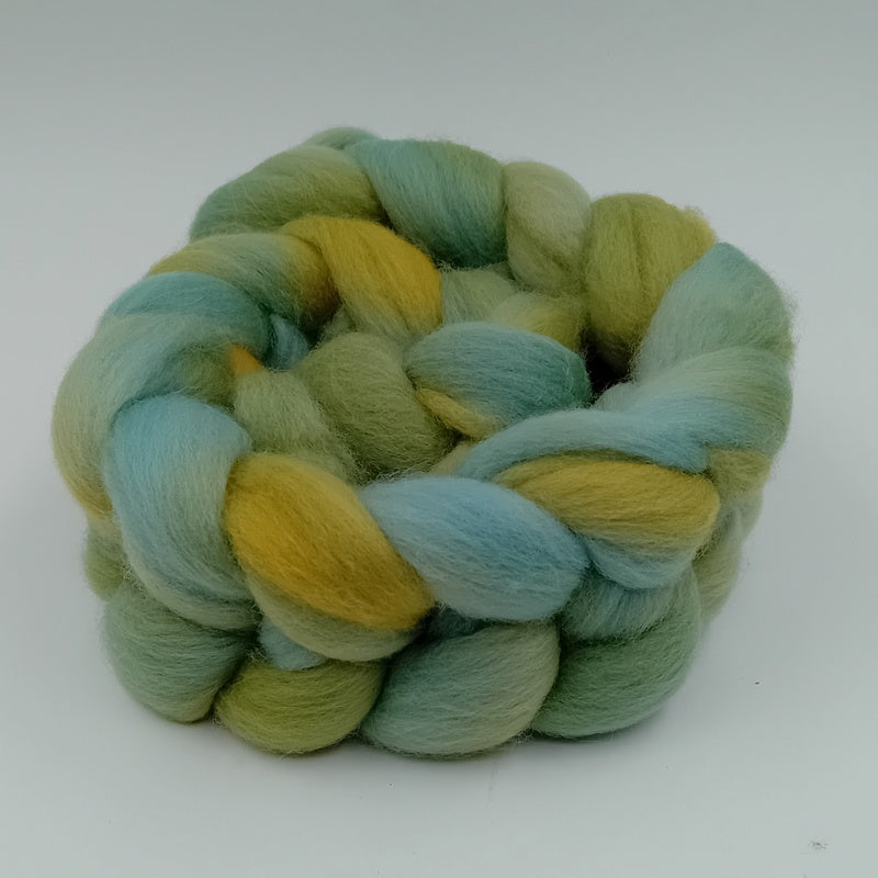 hand dyed wool top at fibrehut