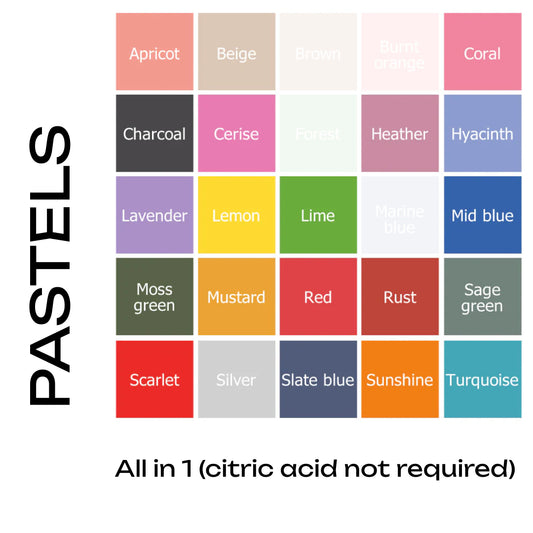 pastel acid wool dye