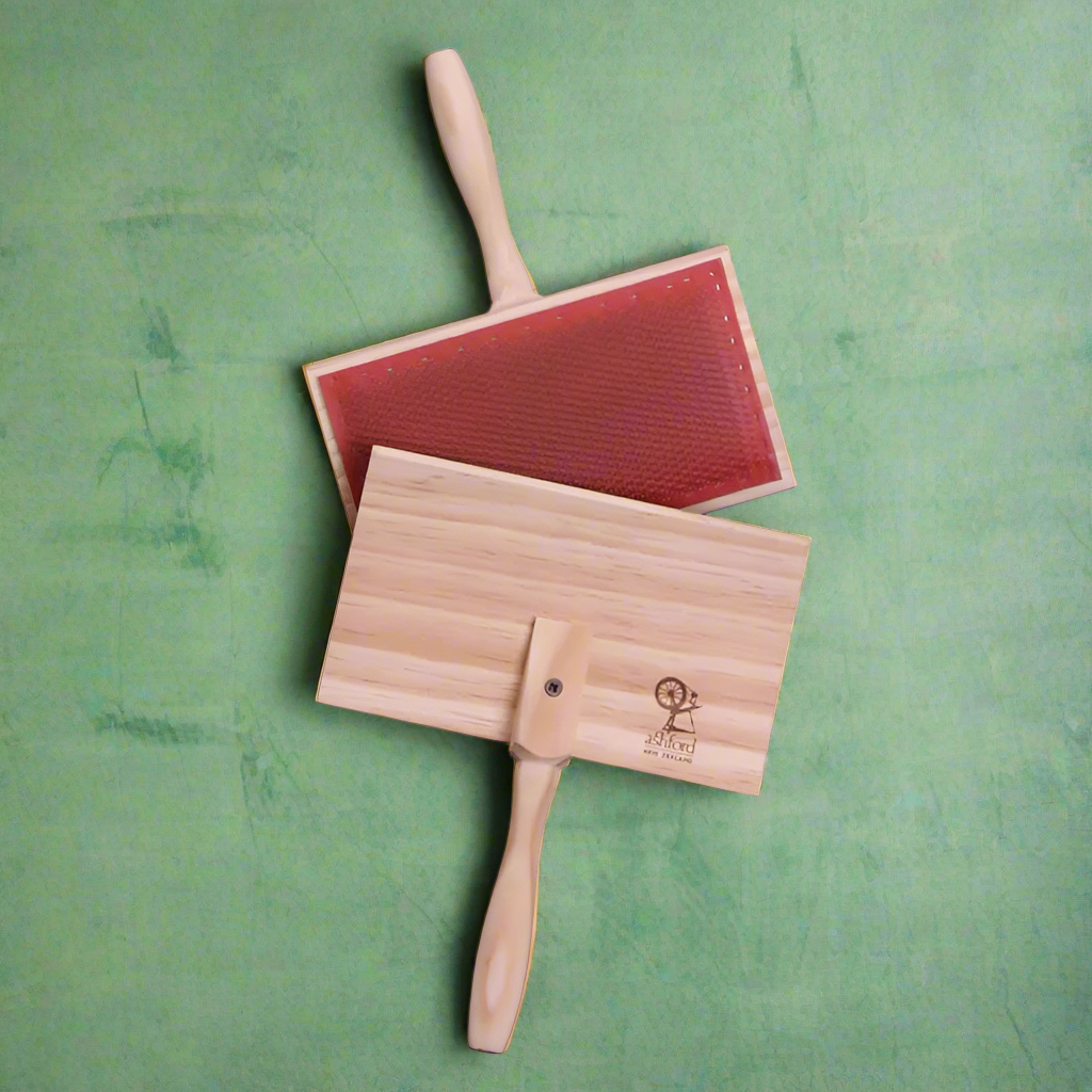 Wool hand carders