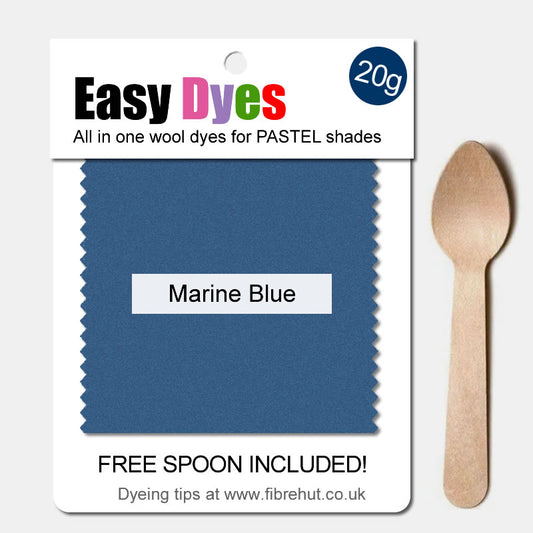marine blue easy wool dye