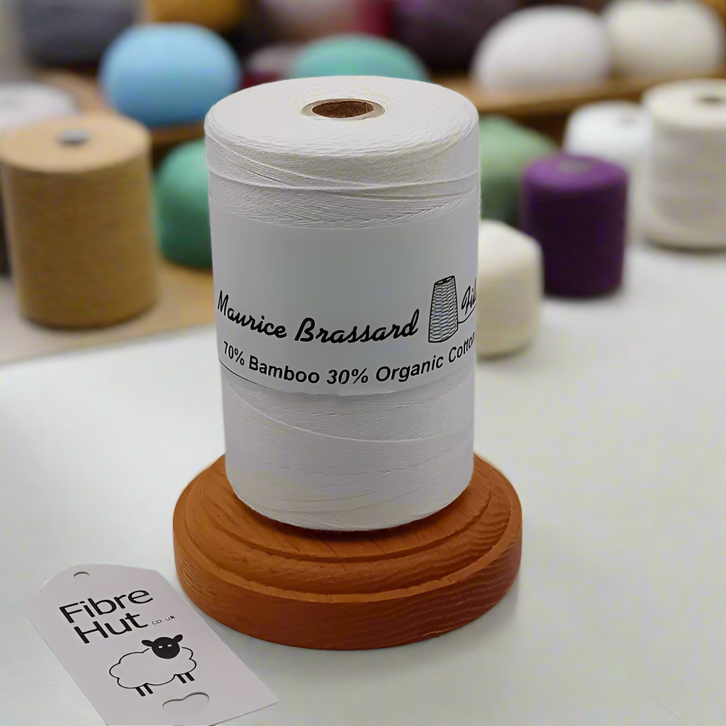 maurice brassard weaving yarn bamboo organic cotton