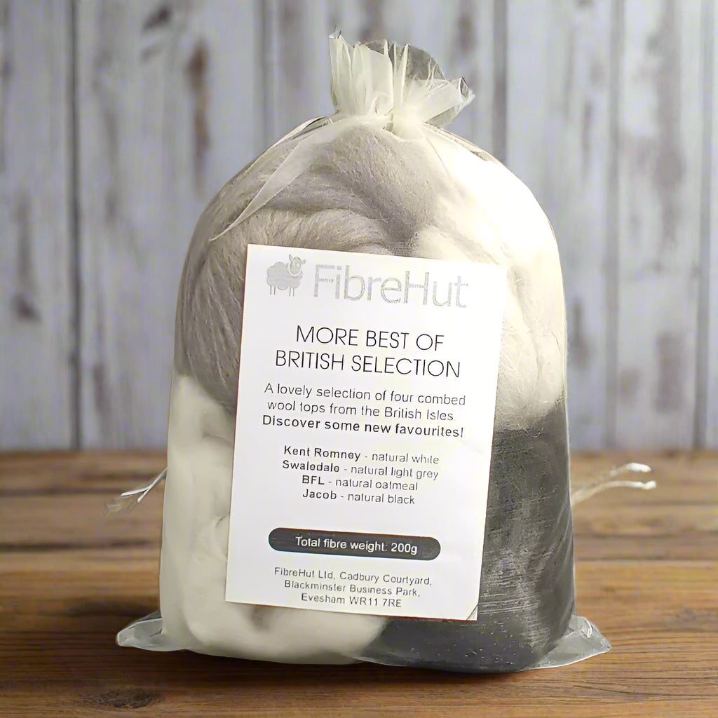 bag of best of british combed wool top