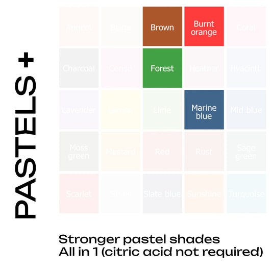 stronger pastel acid dyes