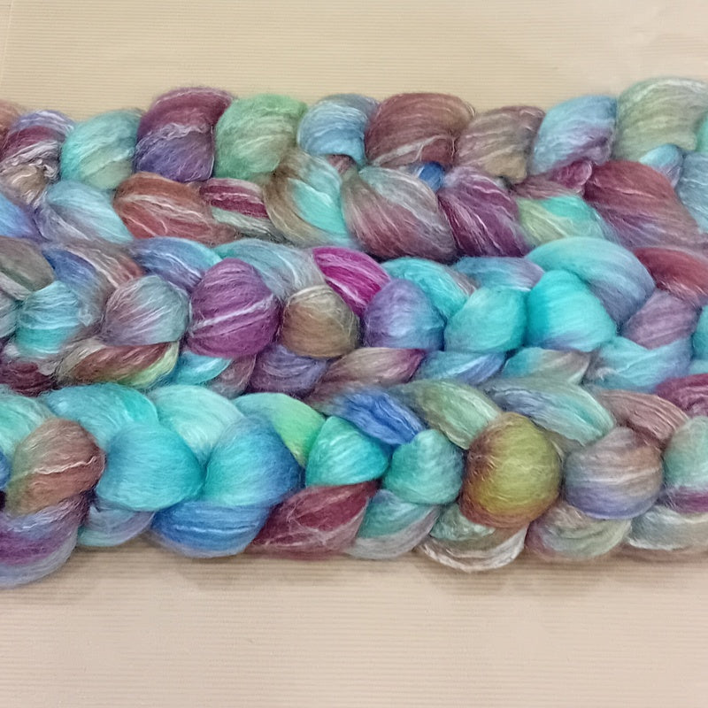 hand dyed fibre