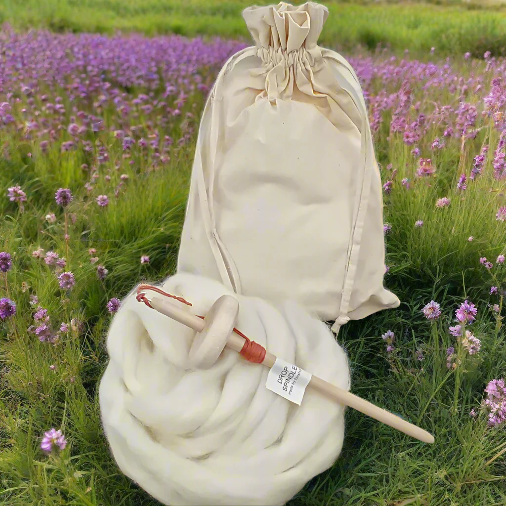 drop spindle yarn spinning kit