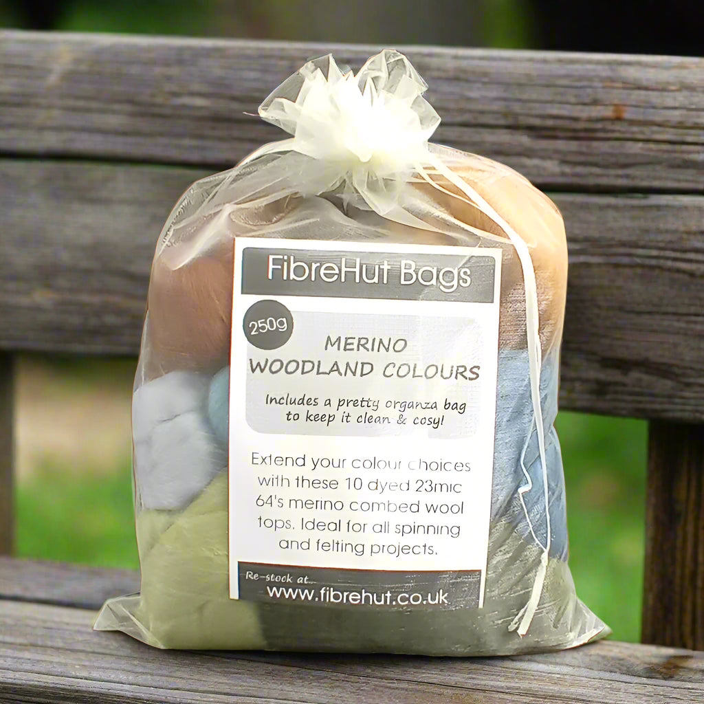 mixed bag roving combed wool top