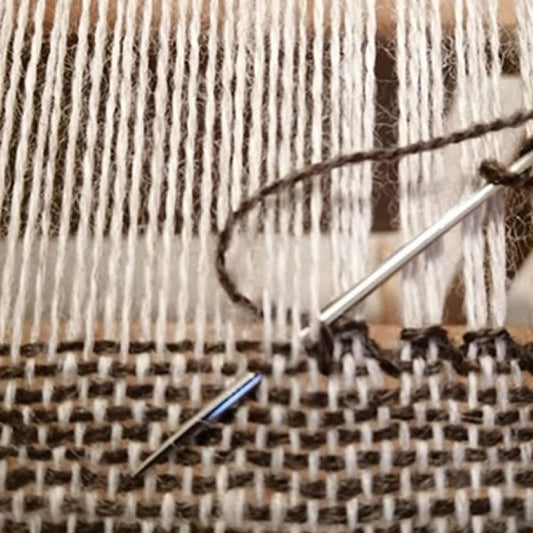 How to hem stitch on the loom
