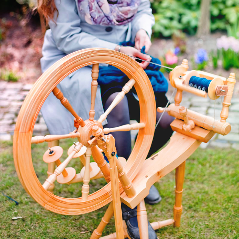 spinning wheels