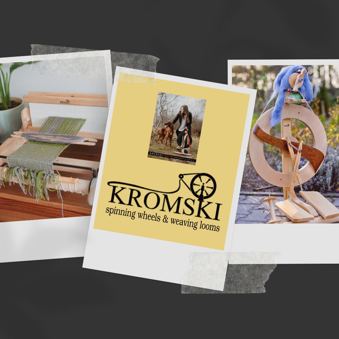 Buy Kromski wheels and looms at Fibrehut