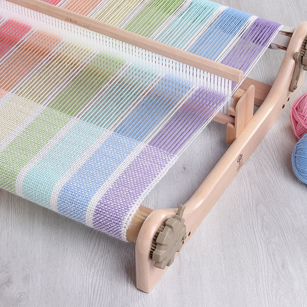 A rigid heddle loom is our personal recommendation for weaving newbies.