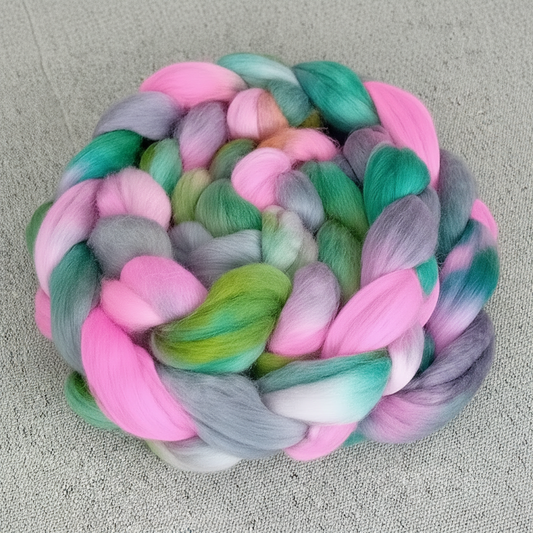 CHRISTMAS CACTUS - Hand dyed Polwarth - 100g