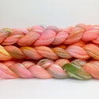 Bfl wool and rose fibre combed top for spinning