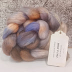 hand dyed bfl and wensleydale wool
