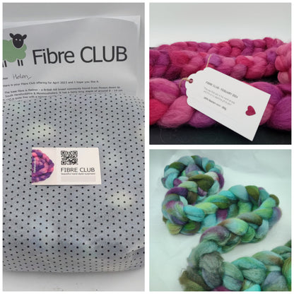 Join our hand dyed fibre club