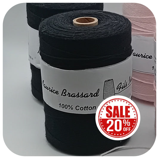 black 8/4 cotton