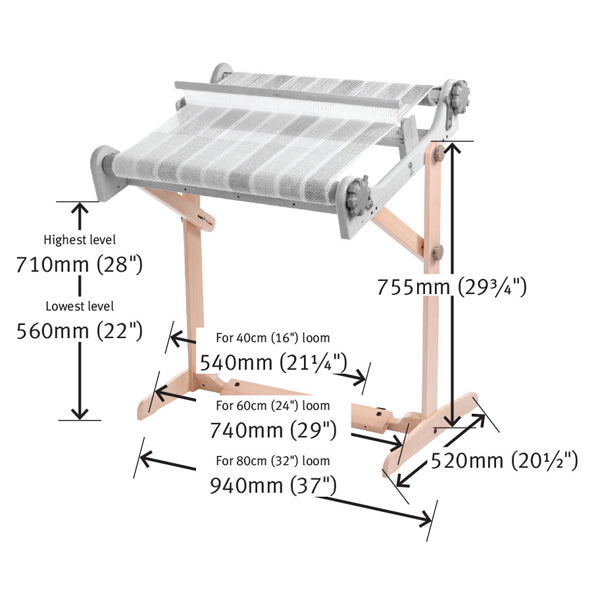 Rigid heddle loom STAND