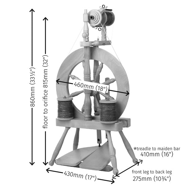 TRAVELLER 3 spinning wheel