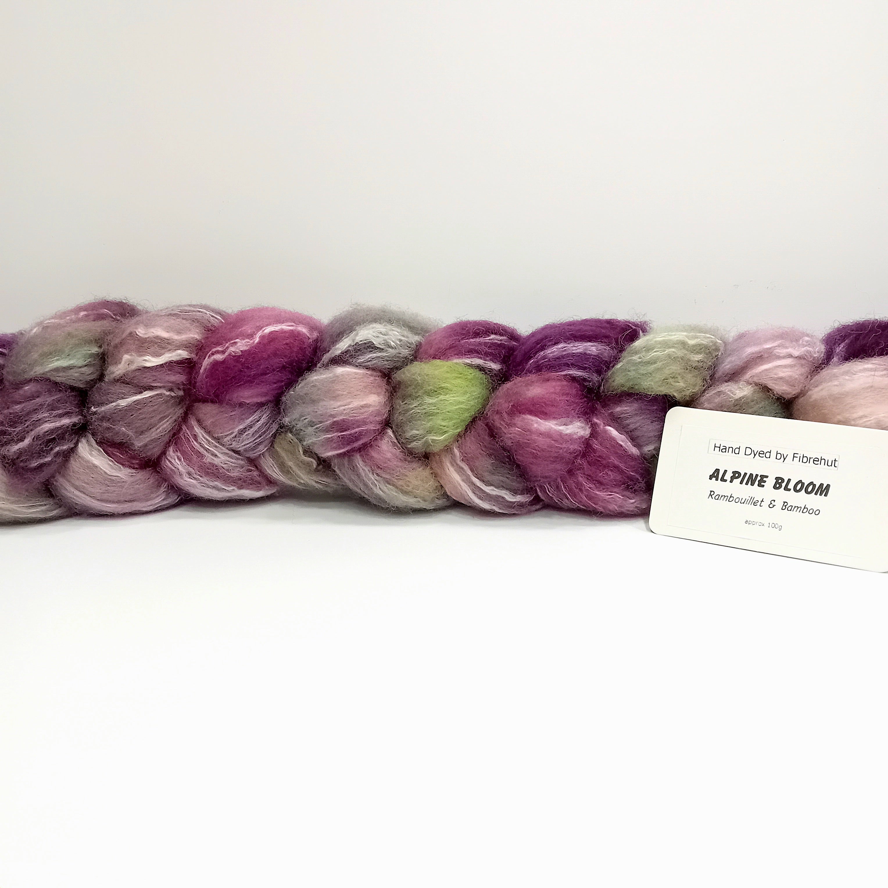 hand dyed fibre