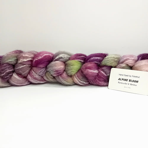 hand dyed fibre