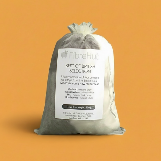 best of British combed wool top selection