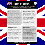 Best of British combed wool top