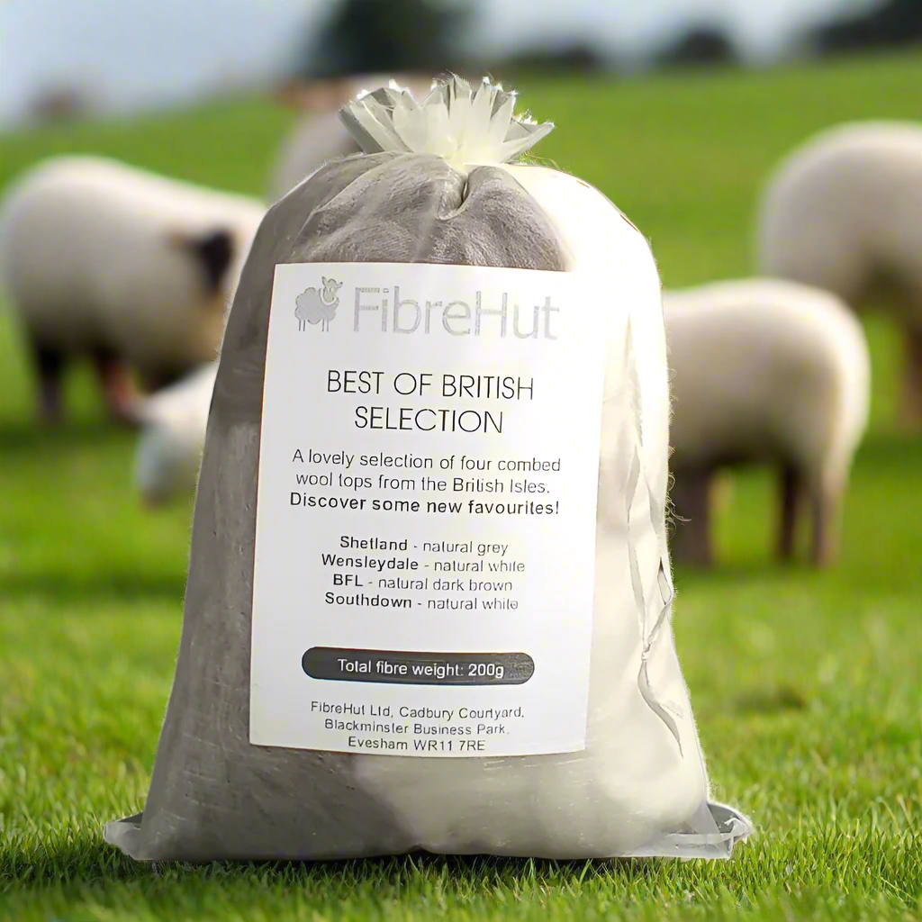 best of british bag of wool for spinning