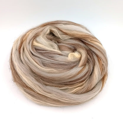 Shetland wool blended with soyabean fibre
