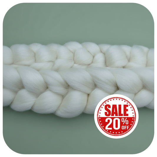 BFL and Wensleydale fibre blend