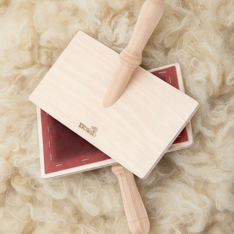 hand carders for sheep and alpaca wool fleece