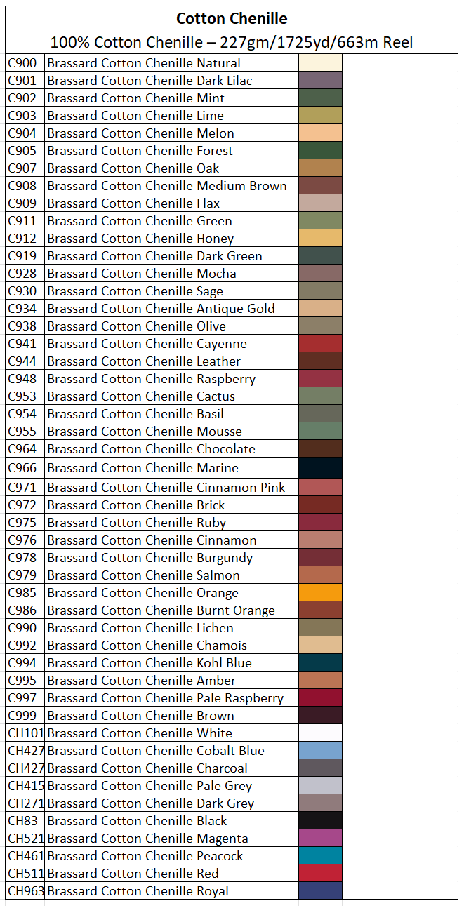 Cotton Chenille