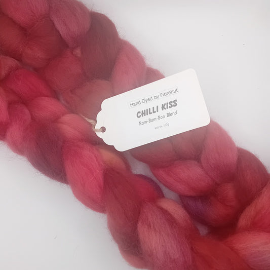 hand dyed fibre