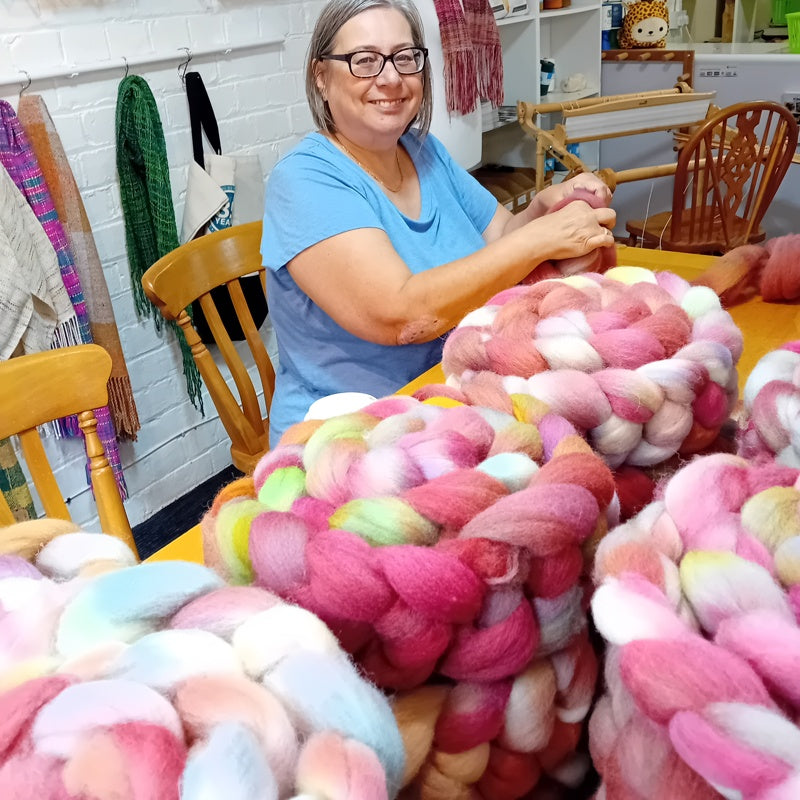 Join our hand dyed fibre club
