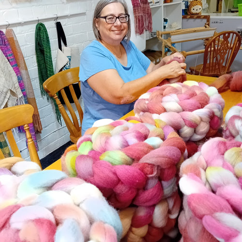 Join our hand dyed fibre club