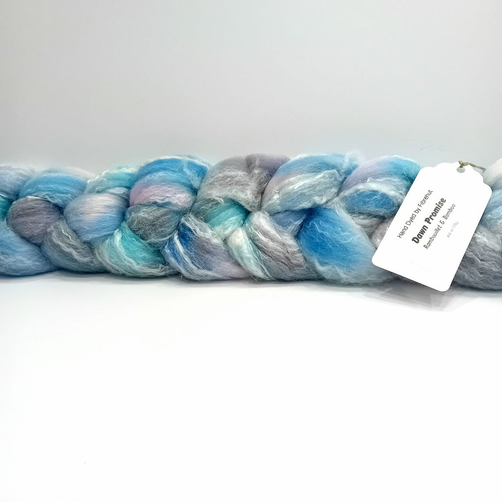 hand dyed fibre