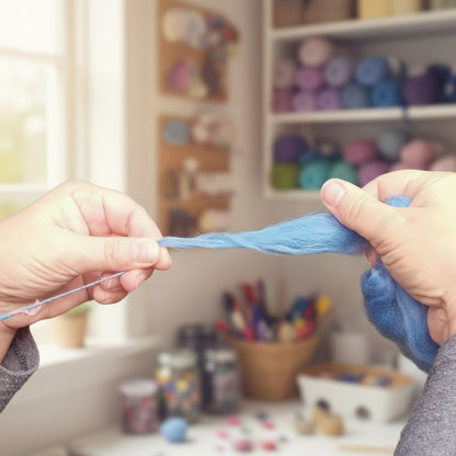 How to spin yarn on a drop spindle