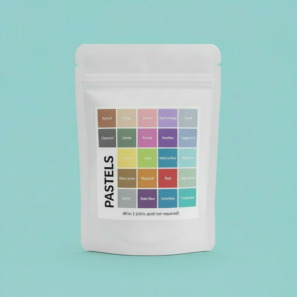 All-in-one acid dyed for wool fibre and yarn