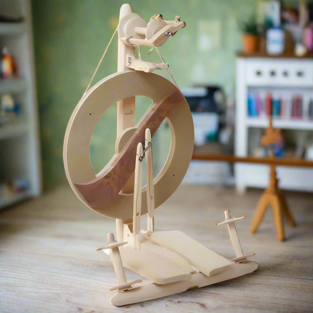 Spinning wheels by Kromski