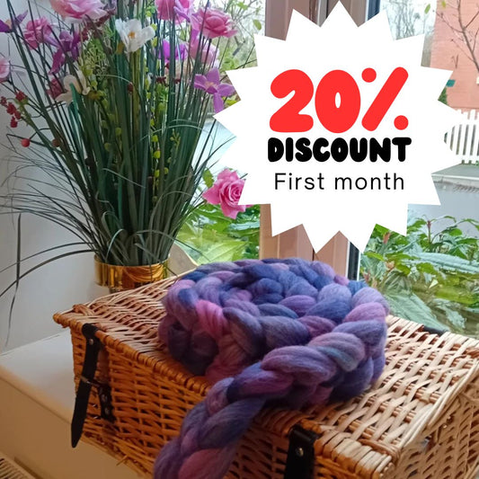 hand dyed subscription club