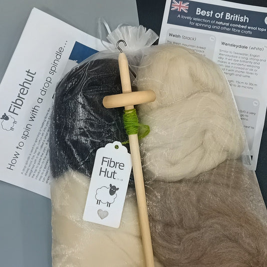 Drop Spindle Spinning Kit