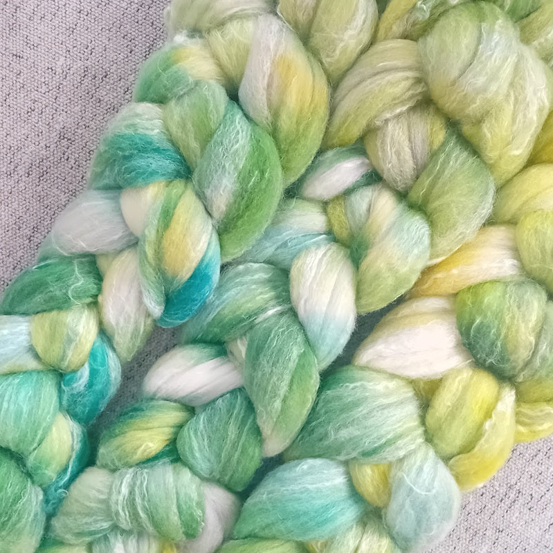 hand dyed fibre