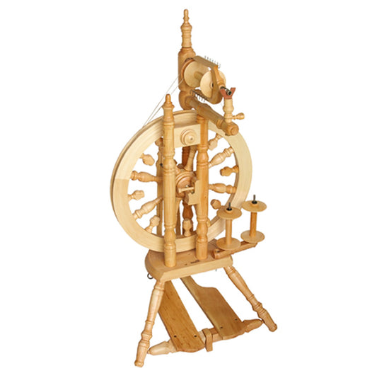 kromski minstrel spinning wheel at fibrehut