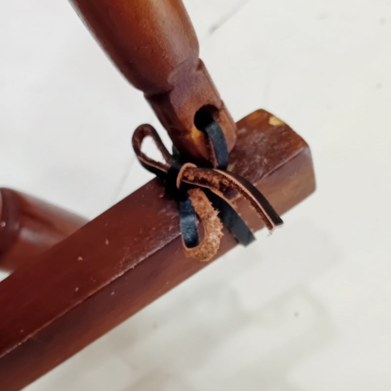 spinning wheel leather lace