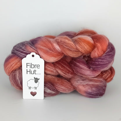 hand dyed fibre