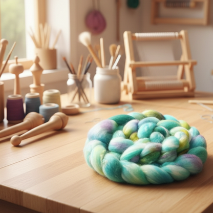 MERMAIDS KISS - Polwarth & Mulberry Silk