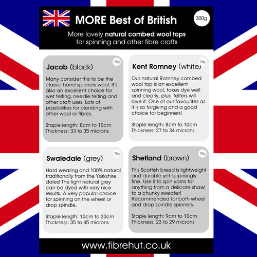 Best of British combed wool top