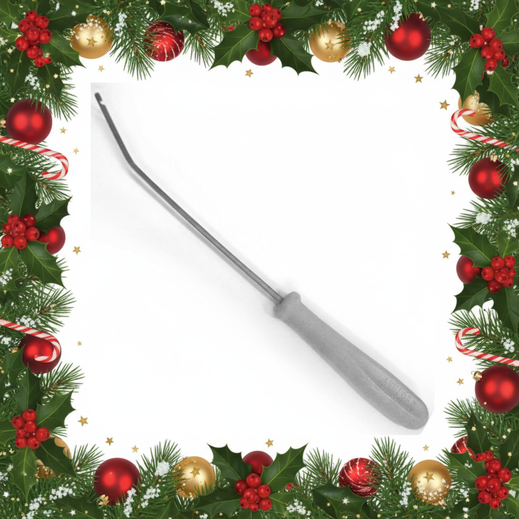 Reed hook (grey handle)