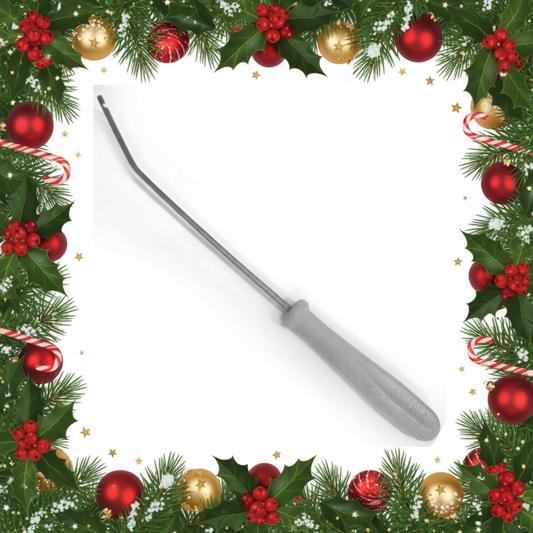 Reed hook (grey handle)